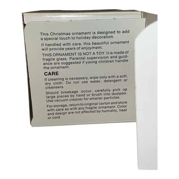 Schmid 1977 Peter Rabbit 1st Limited Edition Beatrix Potter Glass Ornament w Box - Picture 5 of 6